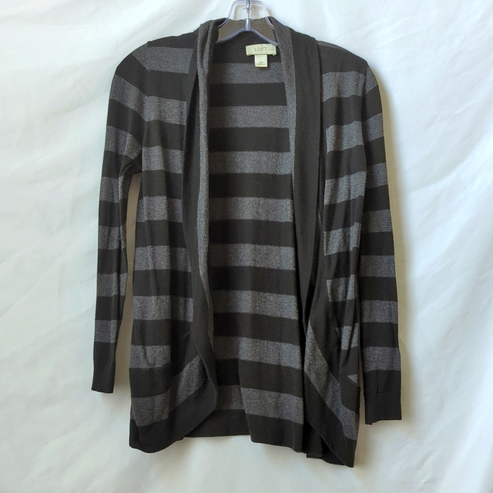 Striped Cardigan Sweater